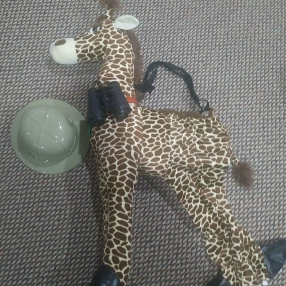 Size 3-7 kids Giraffe Safari costume